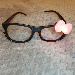 Black LED Light Up Hello Kitty Rave Glasses